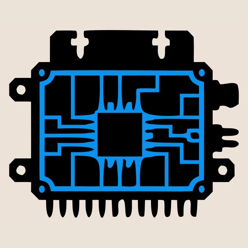 Mikrochip Platine IT Logo