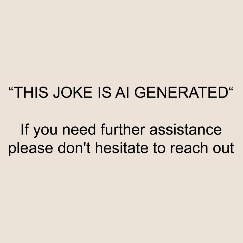 Dieser Witz wird von der KI generiert