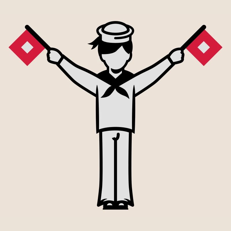 Sailor U Winker alphabet