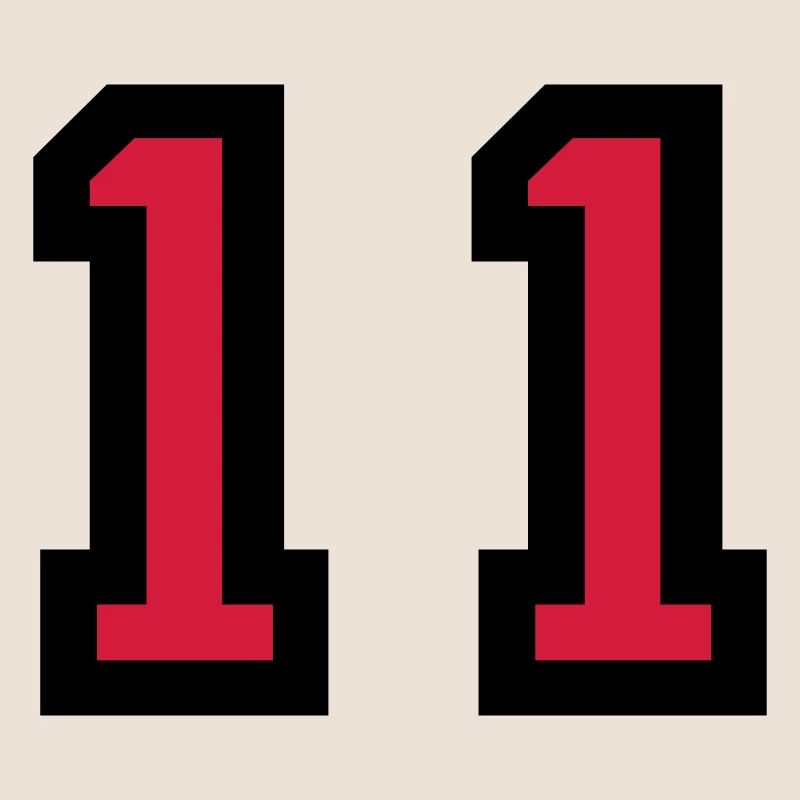 The number 11 - number eleven