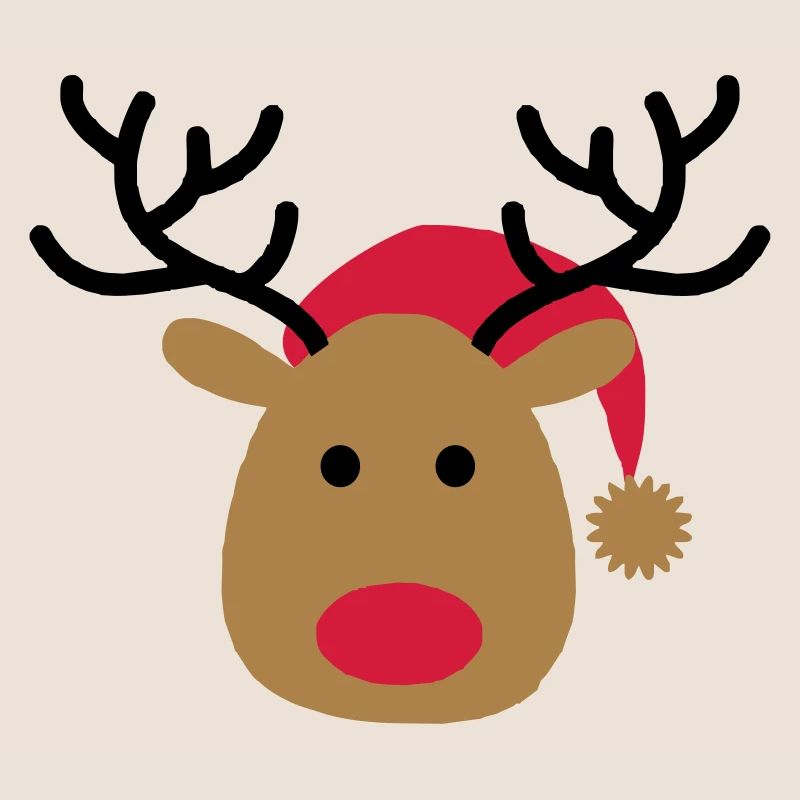 Conception drôle d'un orignal pour Noël
