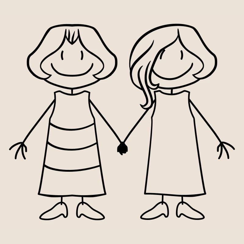 équipe copine 2 amis sœurs frères les