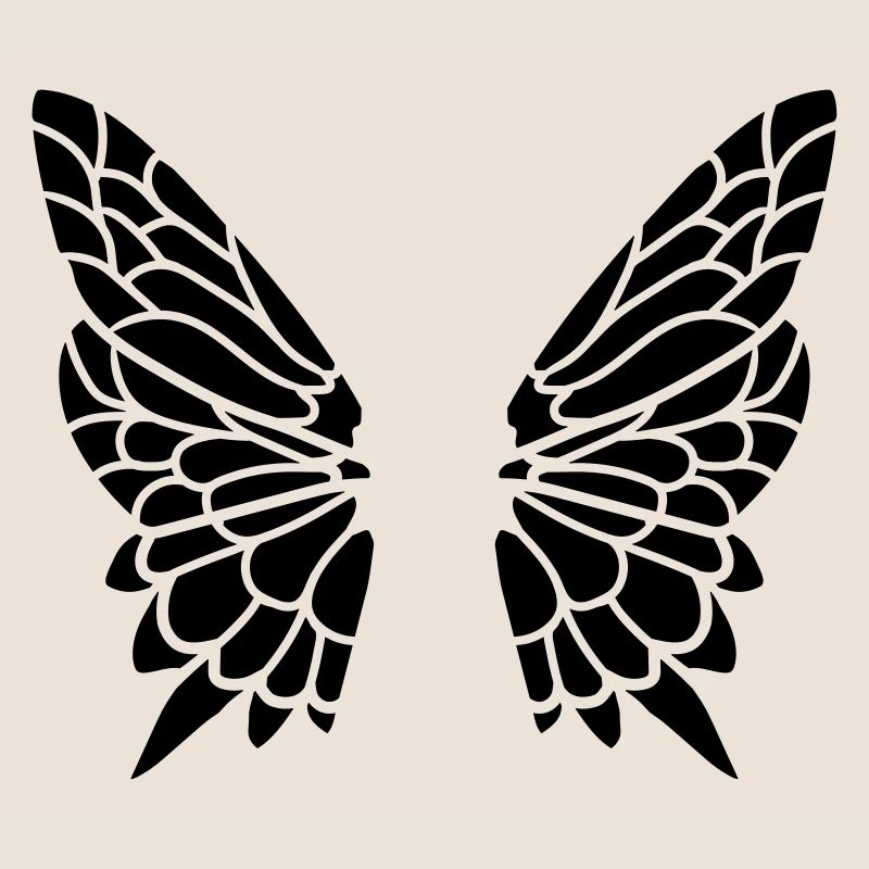 Wing from the butterfly