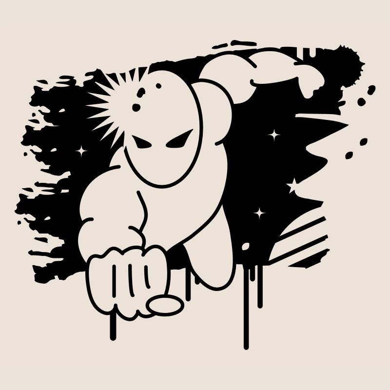 Superheld Graffiti