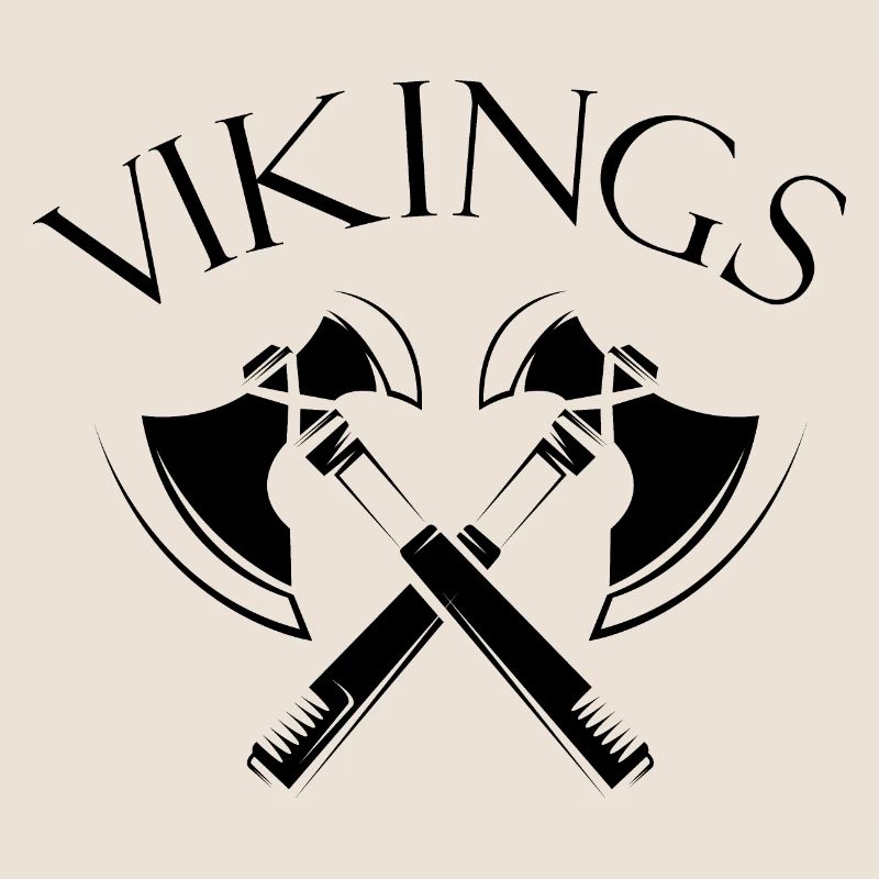 vikings wikinger axt Äxte Nordmann Dänemark Logo