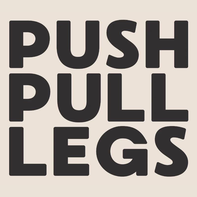 Push Pull Beine Repeat Trainingssplit