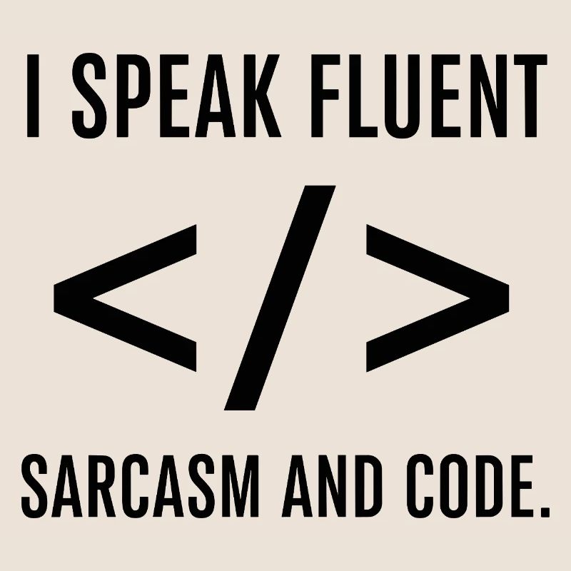 Ich spreche fließend Code