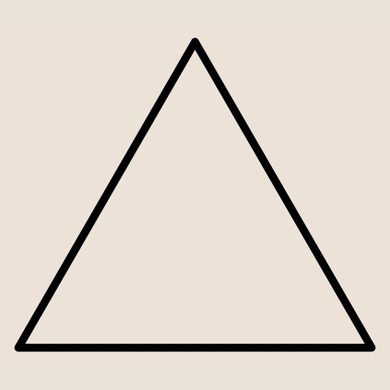 Symbol triangle equilateral