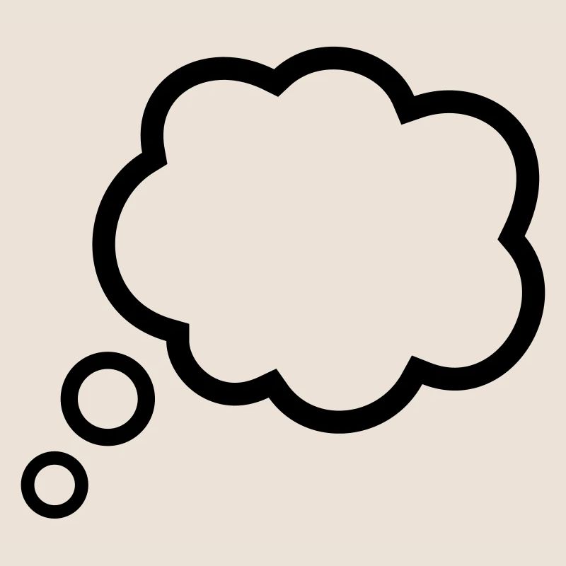 Thinking Bubble Comic Pensée Bulle Bulle Pensées