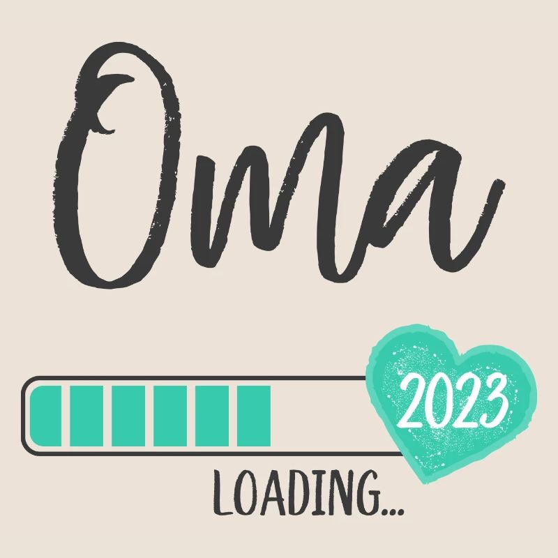 Oma Loading 2023 Herz Junge Werdende Großmutter