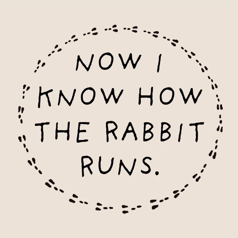 Now I know how the rabbit runs.