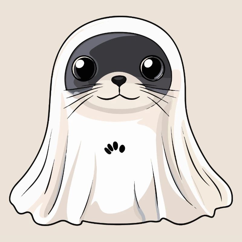 Robbe Tier Halloween Geist