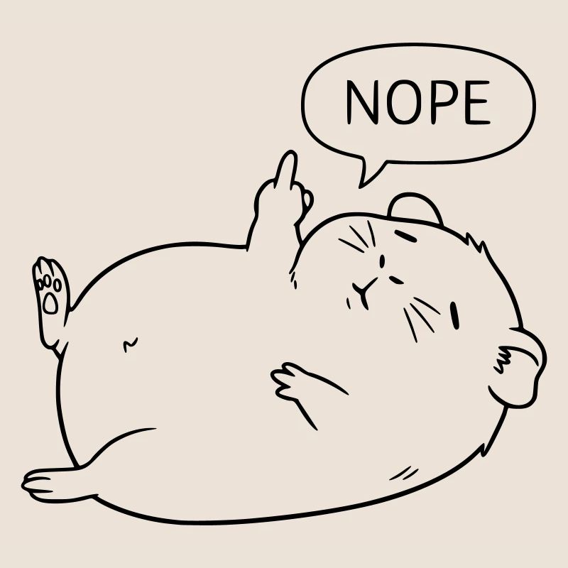 Non, cochon d’Inde | Design mignon