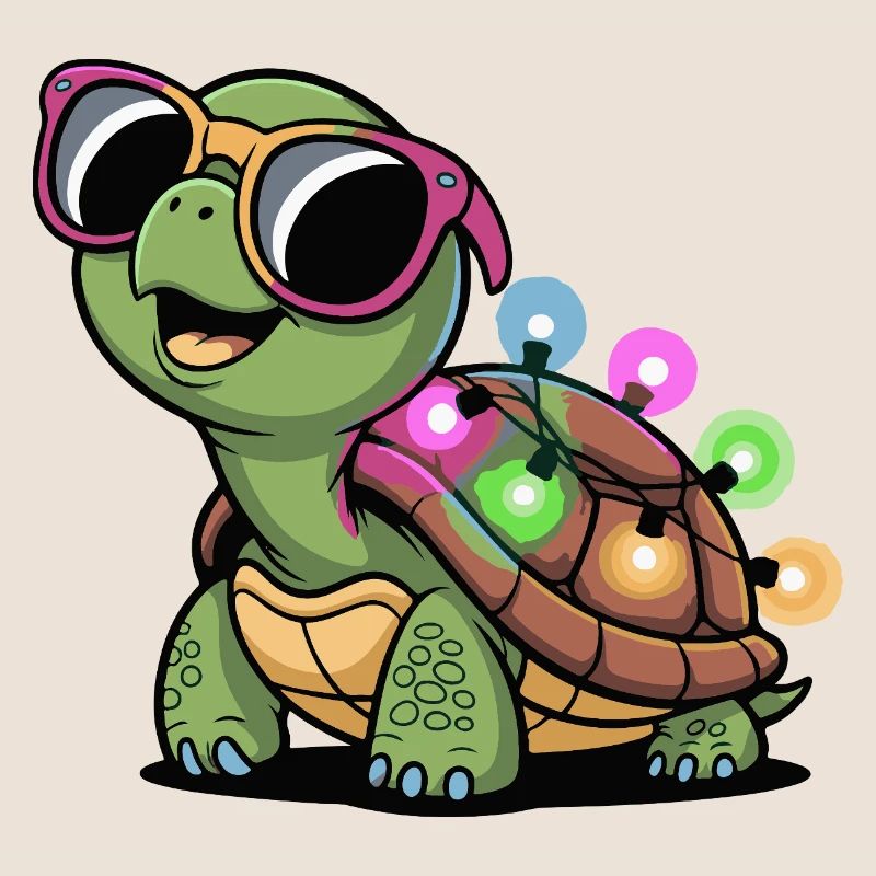 Lichtschein Turtle with sunglasses