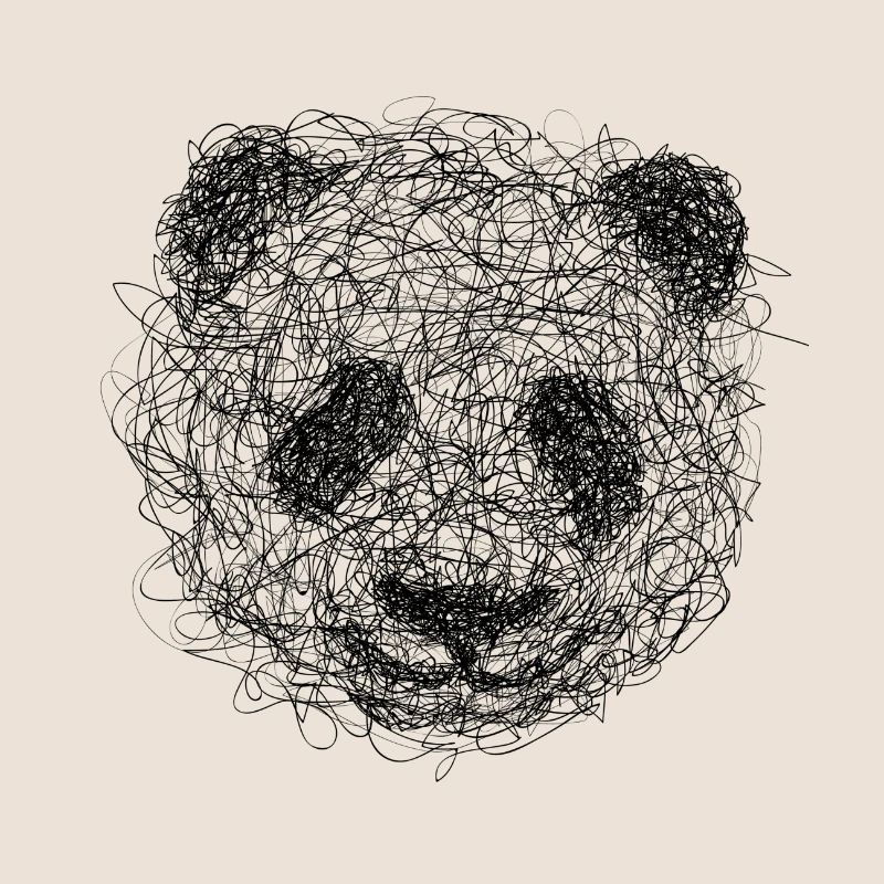 Panda Scribble