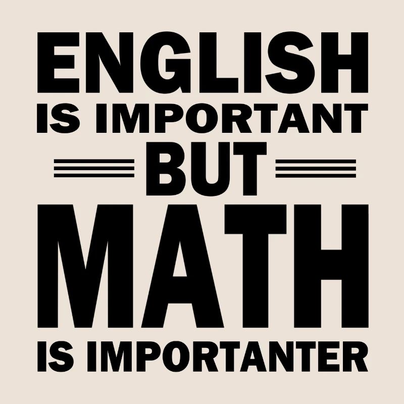 Math shirt! MATH IS IMPORTANT!