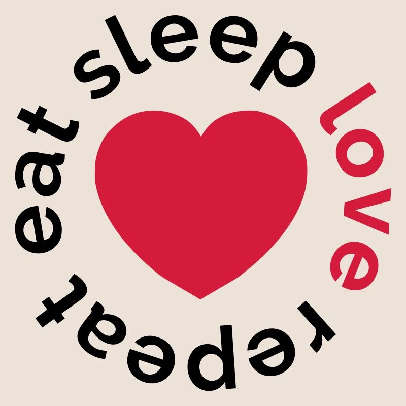 manger sommeil amour répéter