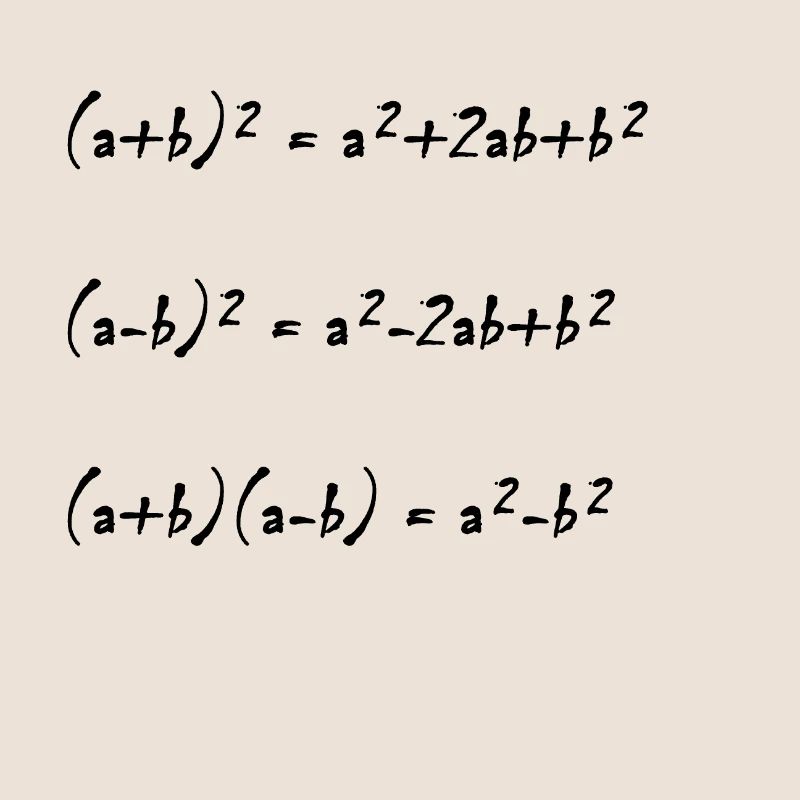 Binomial Formulas Math Design Gift Idea
