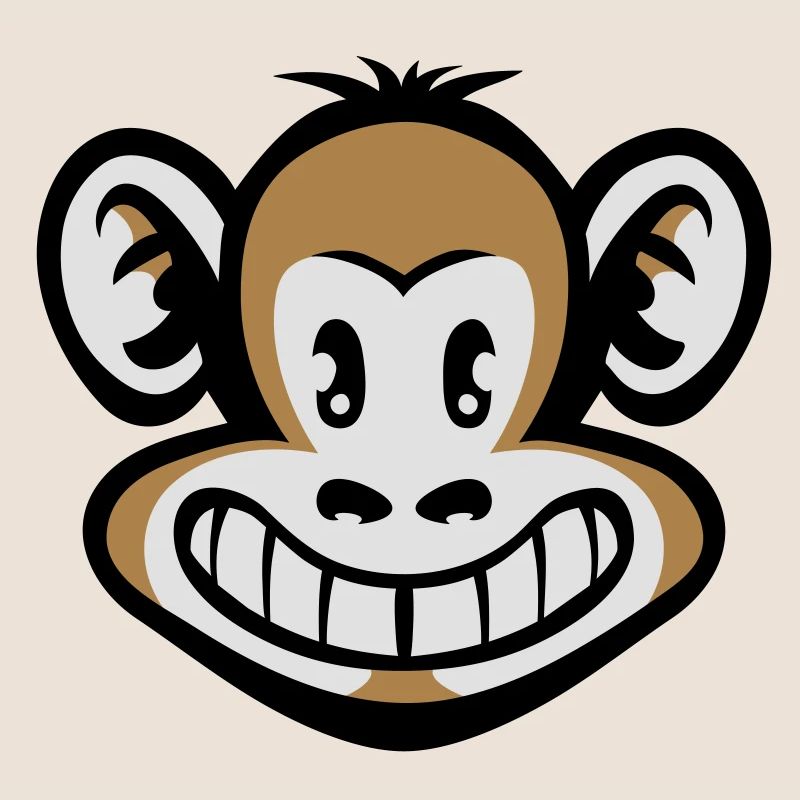 Cartoon Affe flex