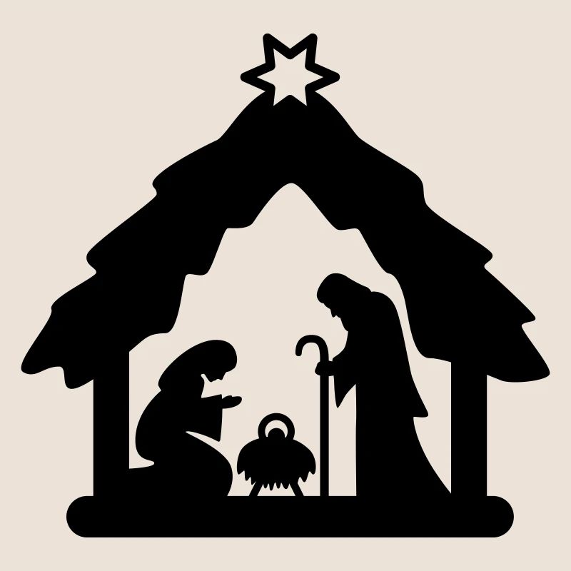 Weihnachtskrippe, Krippenfiguren, heilige Familie