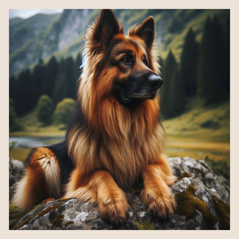 German Shepherd Art