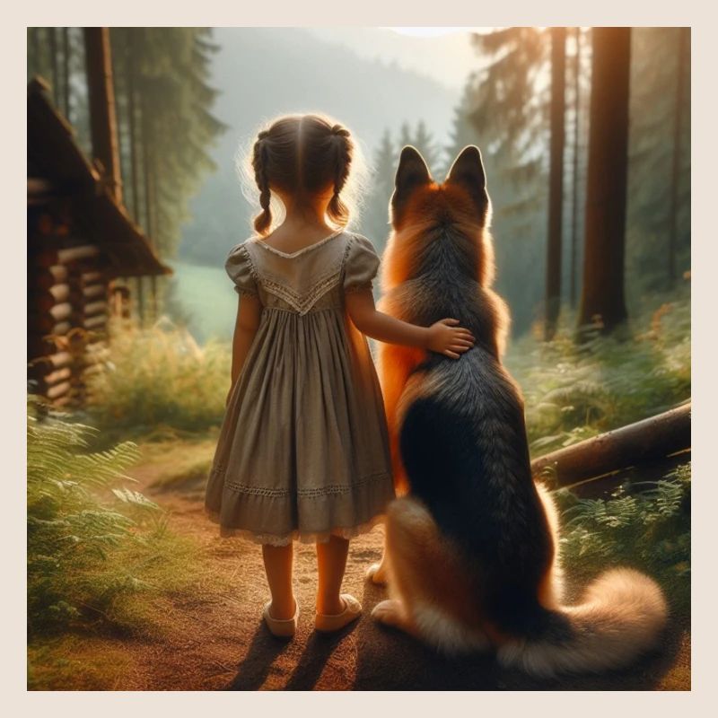 Deutscher Schäferhund Kunst