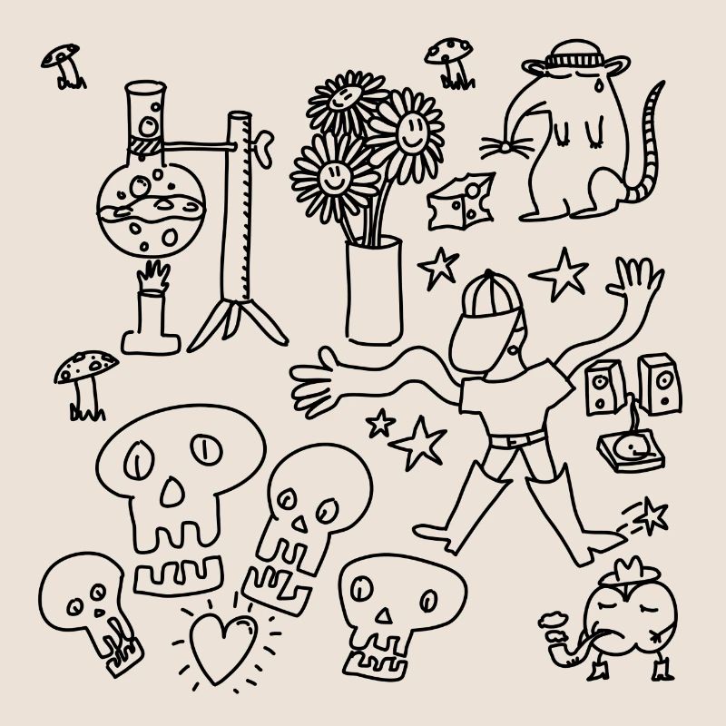 Kritzeln oder nach Hause gehen