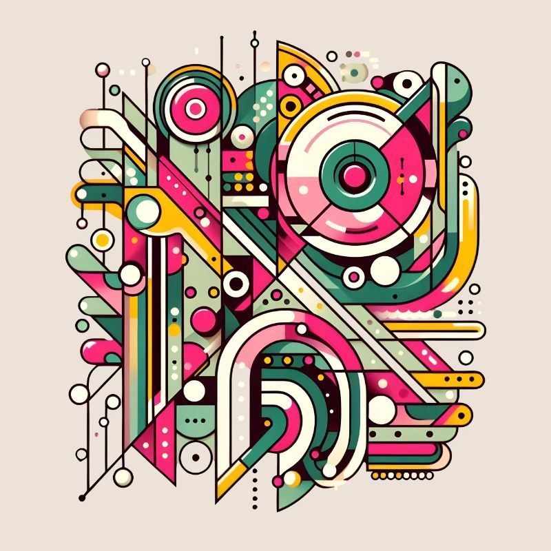 Neon Geometry — Hypergrid