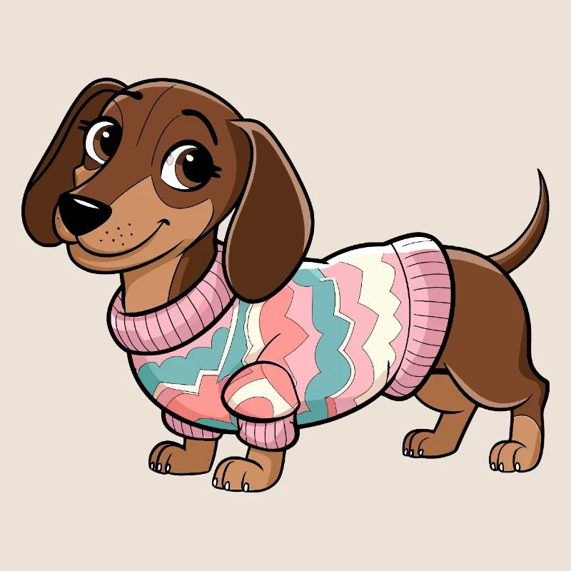 Pull douillet teckel