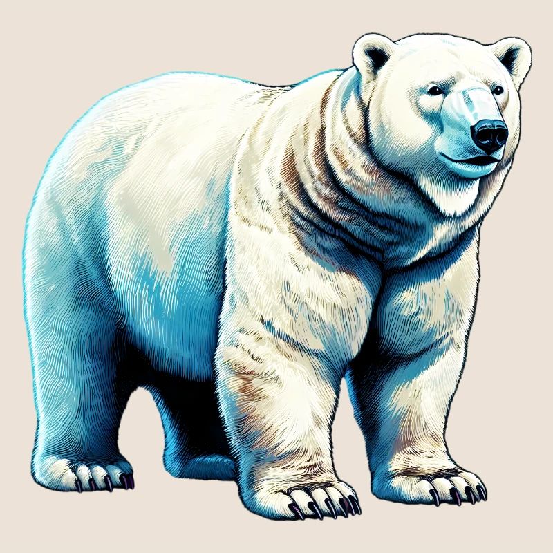 Weißer Eisbär