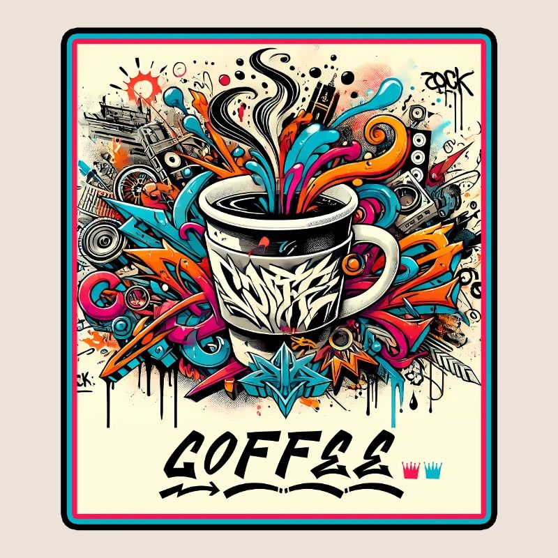 Kaffee Graffiti Explosion