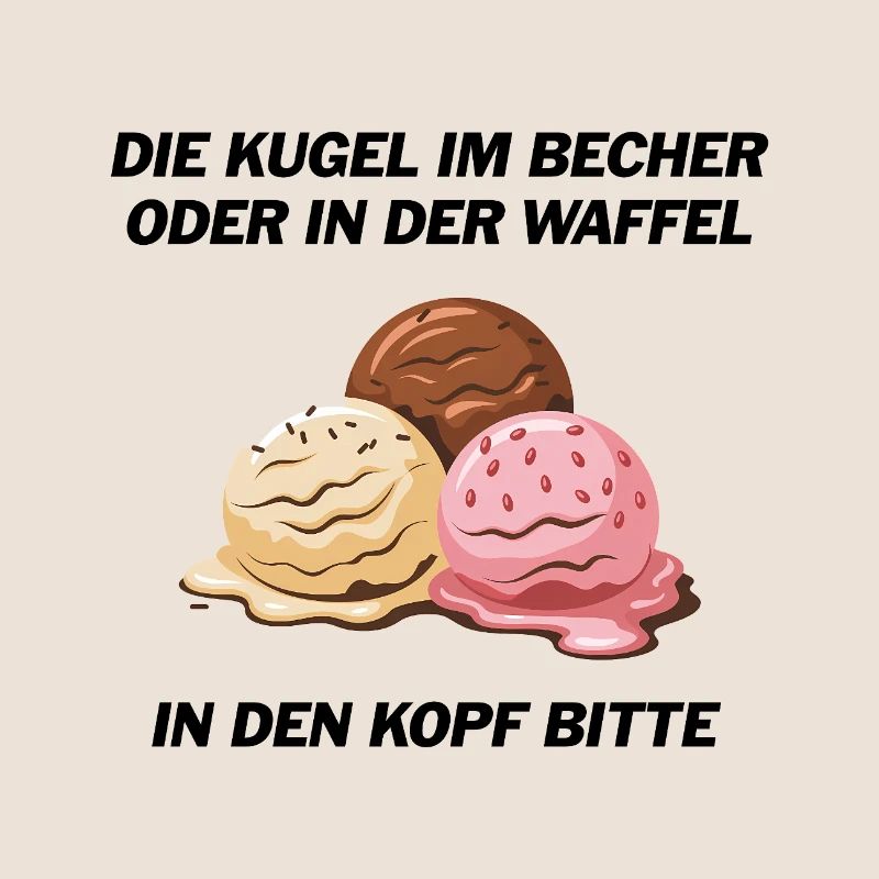 Die Kugel im Becher oder in der Waffel?