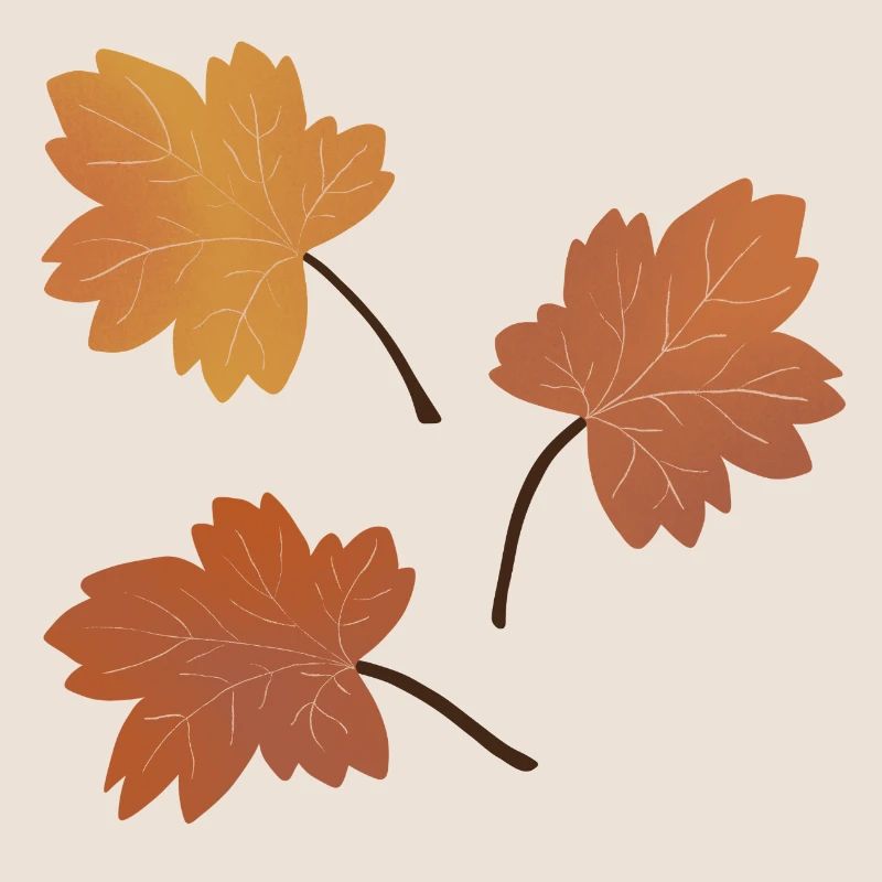Autumn Maple Leaf Pattern for Cozy Apparel