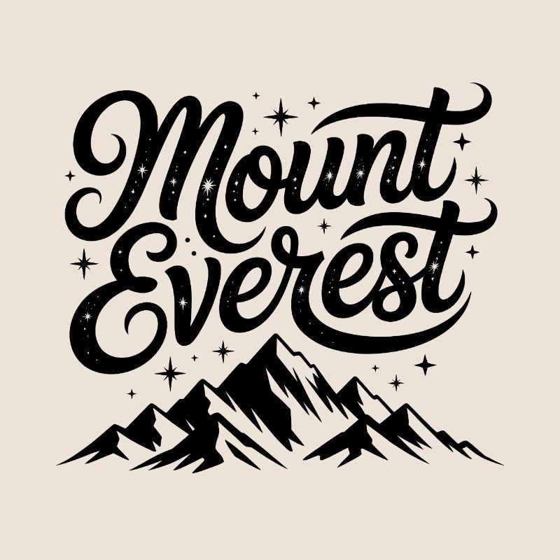 Mont Everest - Conception de souvenirs