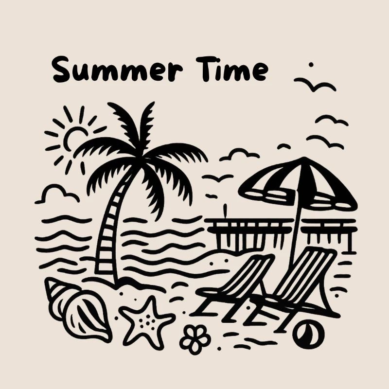 Conception de la plage