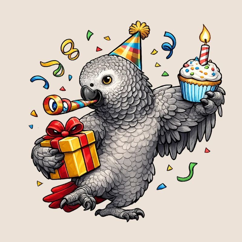 Graupapagei Geburtstag