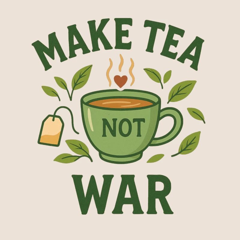 Make Tea Not War – It's Tea - Time