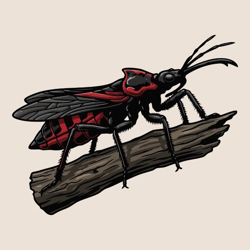 Bug Assassin, Bug Hunter, Red Strike Tattoo