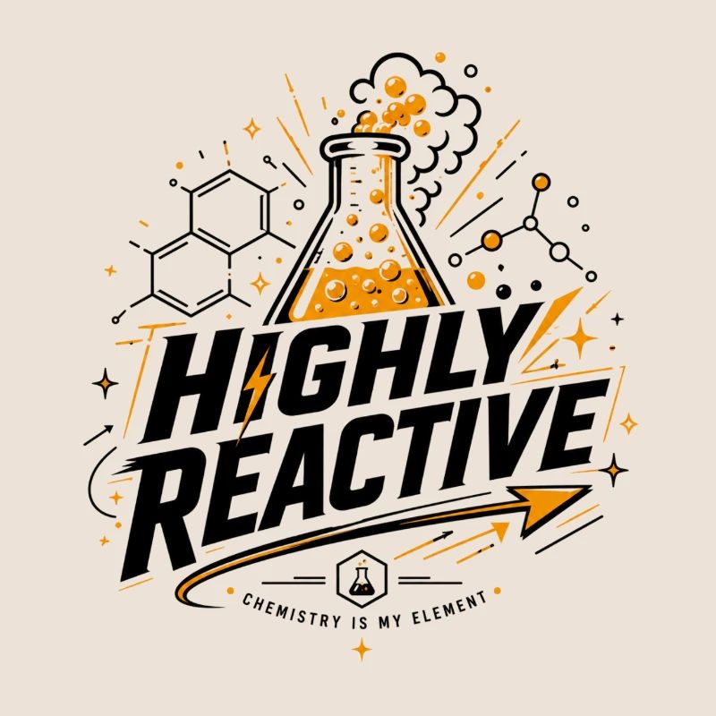 Très réactif – Conception chimique pour passionnés de chimie