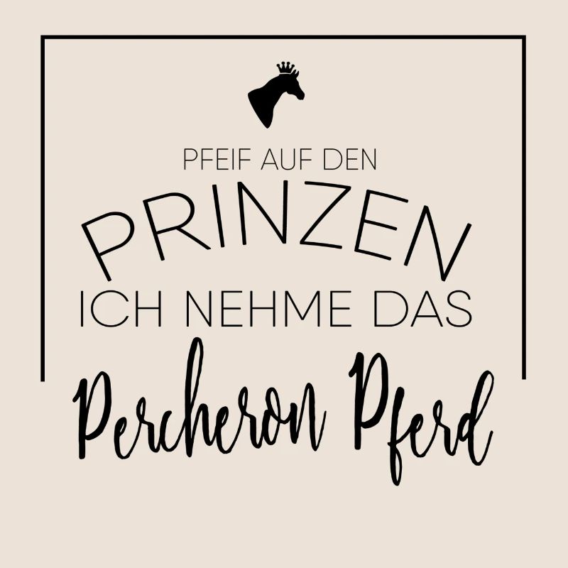 Percheron Pferd Geschenk