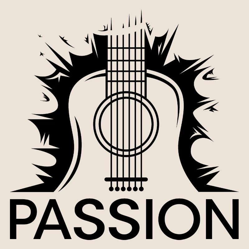 passion guitare musique passion guitariste icône