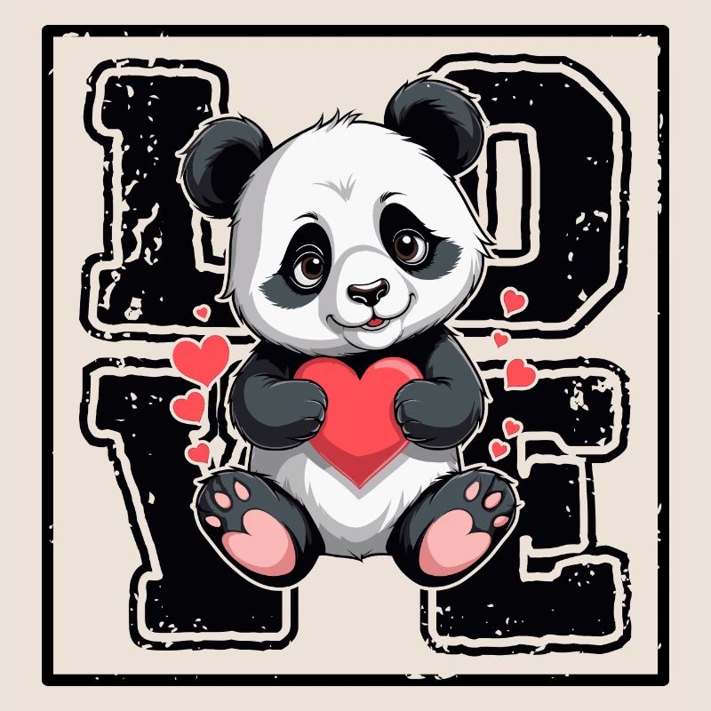 Amour du panda