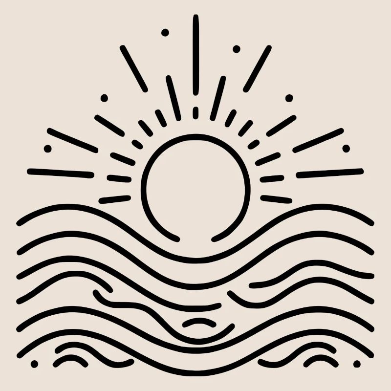 Soleil et mer – Une interaction harmonieuse