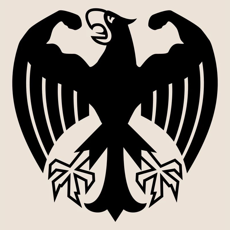 Fitness eagle with muscles