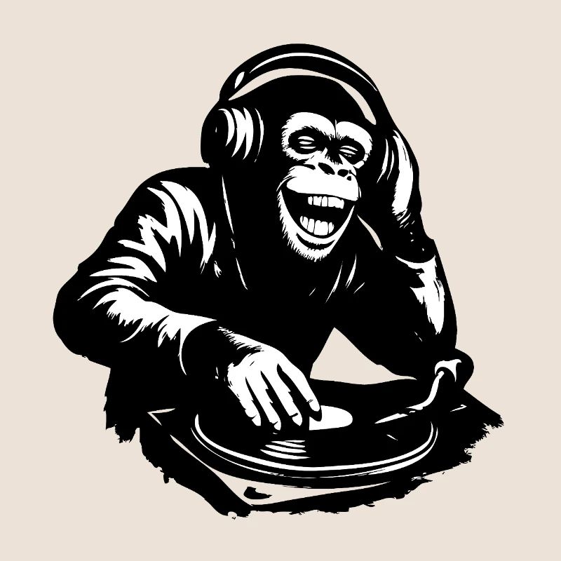 DJ The Monkey Dance Banksy Style