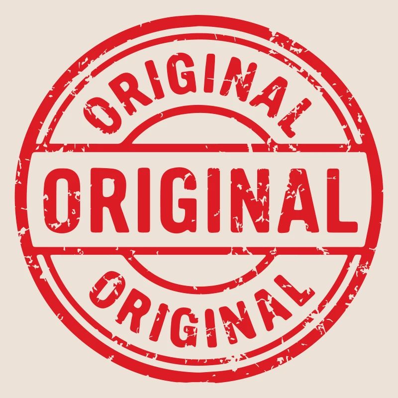 Logo original du timbre. Conception originale du tampon en caoutchouc