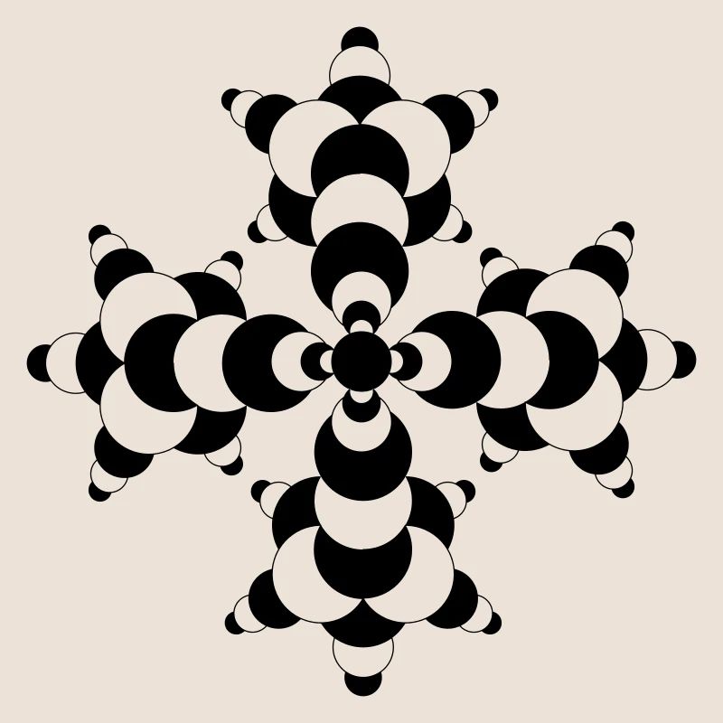 Fractal Molecule Crop Circle