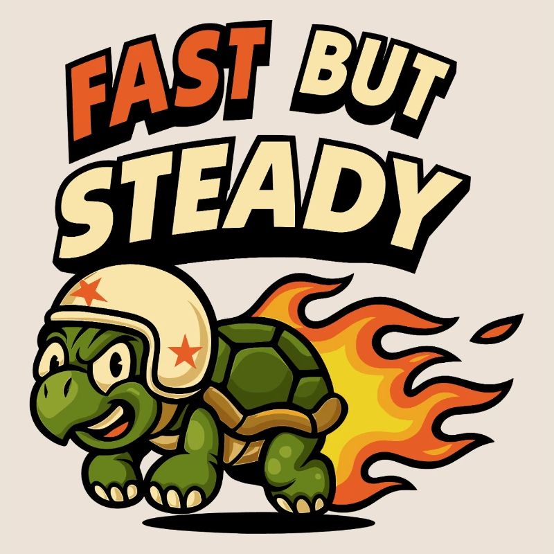 Fast yet durable turtle design