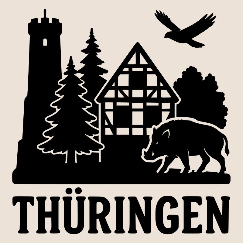 Silhouette Thuringe