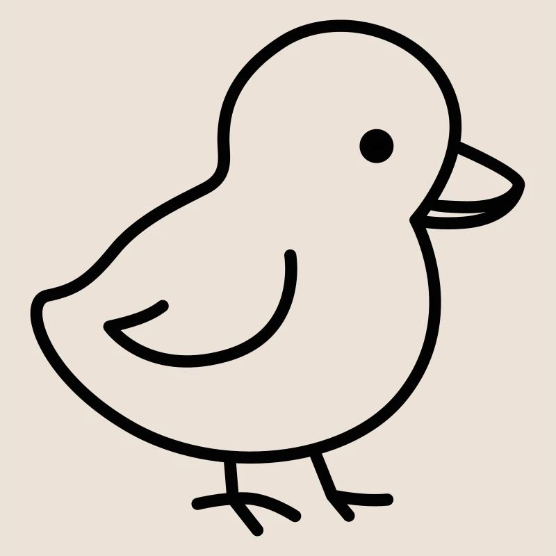 A cute chick suitable for Easter